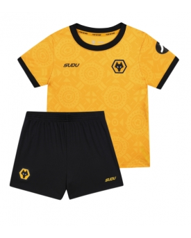 Wolves Maglia Gara Casa Repliche 2025-26 Bambino Maniche Corte